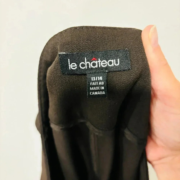 LE CHÂTEAU Straight-leg brown pants - Picture 8 of 8